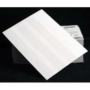   100 Lighthouse Approval Cards 3 Strip White Cardboard 