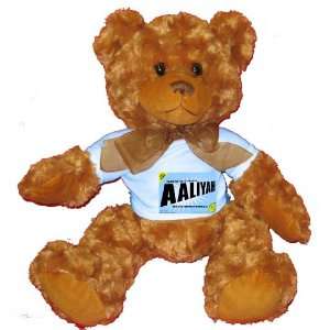  FROM THE LOINS OF MY MOTHER COMES AALIYAH Plush Teddy Bear 