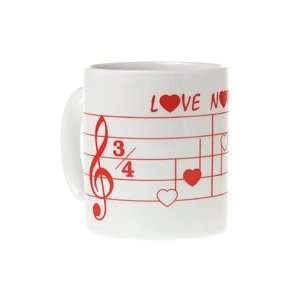  Love Note Mug: Musical Instruments
