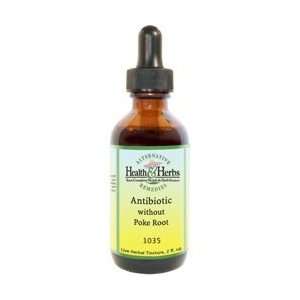  Antibiotic w, o Poke Root Tincture 2 fl. oz. Health 