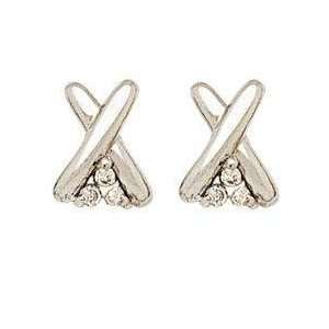  White Hot Diamond  X  Earrings SZUL Jewelry