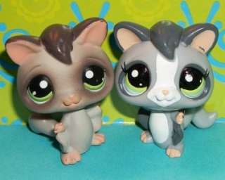   Shop~SUGAR GLIDER/BAT PAIR~GRAY #1823 & BROWN #432~LPS Lot J96  