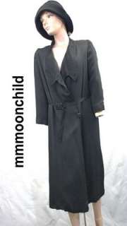 Vintage coat 1920s decorative shawl collar Boardwalk style R489  