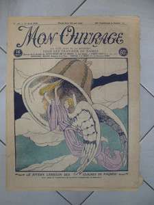 1929 MON OUVRAGE .Old FRENCH HANDWORK / EMBROIDERY PATTERN Album FAB 