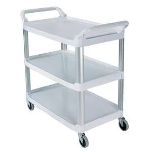Rubbermaid utility cart with open sides:  Industrial 