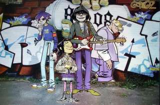 Gorillaz Rock Music Wall Poster 60x90 cm Wall Graffiti  