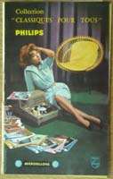 PHILIPS VINYL RECORDS ca.1960 Color Illustrated Catalog  