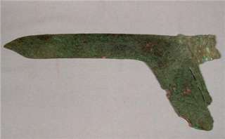 Antique Chinese Zhou Dynasty Bronze Ge Axe sword dagger  