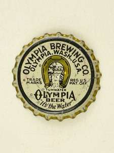 1940 Olympia Beer Cork Crown Washington Tavern Trove  