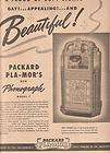 Packard Pla Mor Phonograph Model 7 1947 Ad  appealing and Beautiful