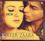 Veer Zaara Priety Zinta Shahrukh  Indian Hindi Music CD  