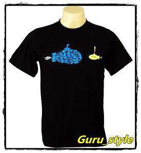 Funny Fish Submarine Scuba Dive Mens Fashion T shirt M  
