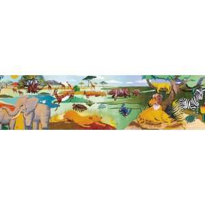  Colorful 3D Safari Wallpaper Border: Colorful 3D Safari Wallpaper 