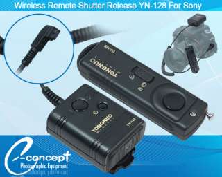wireless remote shutter release yn 128 s1 for sony cameras