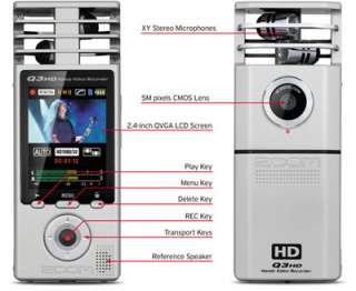 Zoom Q3HD Full HD 1080P Handy Video/Audio Recorder  