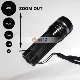 Mode CREE LED Zoom Focus Flashlight 3W 200lumen Torch  