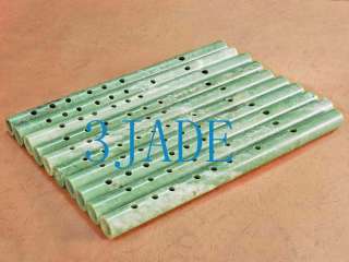Wholesale: 8 PCS Hand Carved Chinese Jade Flutes Dizi  