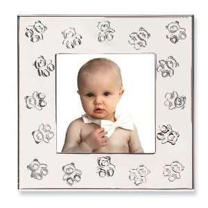  Silverplate 3x3 Baby Bear Photo Frame Jewelry