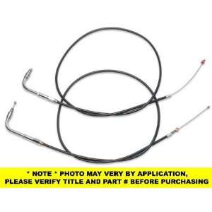   : Barnett Black Vinyl Idle Cable (+4in.) 101 30 40016 04: Automotive