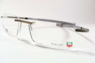 TAG HEUER EYEGLASSES 0343 SILVER GREY 001 NEW AUTHENTIC  