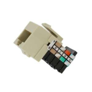  Leviton 41108 RI3 Category 3 QuickPort Connector, Ivory 