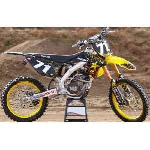  08 12 SUZUKI RMZ450 2011 ONE INDUSTRIES ROCKSTAR SUZUKI 