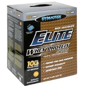   Elite Whey Protein Isolate, Rich Chocolate, Value Size, 10 lb (4557 g
