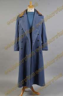 Terminator Salvation Marcus Wright Wool Trench Coat Costume  