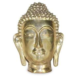  Brass mask, Buddha at Peace Home & Kitchen