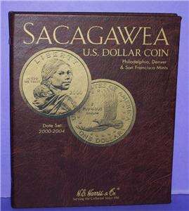 New Sacagawea U.S. Dollar Coin Folder Album 2000 2004  
