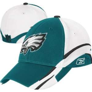  Philadelphia Eagles Racer Structured Flex Fit Hat Sports 