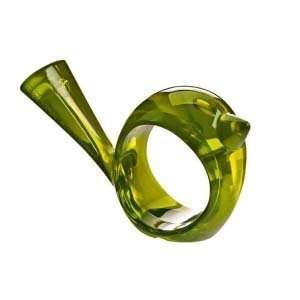  Koziol Pip Bird Napkin Ring Translucent Green