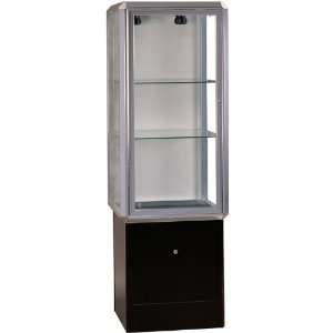 Prominence Spotlight Series Lighted Tower Display Case   24W x 72H x 