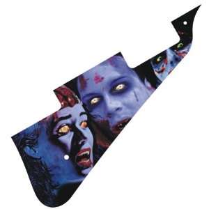 Zombie Invasion Graphical Les Paul Pickguard Musical 