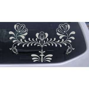   Flowers Swirl Wall Accent Flowers And Vines Car Window Wall Laptop