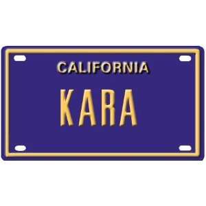  Kara Mini Personalized California License Plate 
