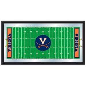   University of Virginia Cavaliers NCAA Football Mirrored Sign Sports