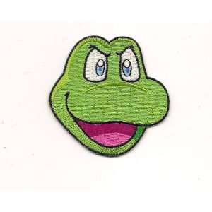  FROGGER Big Head Frogger Embroidered PATCH X Box 