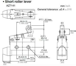 short roller lever 10a 250v ac made in japan gallery