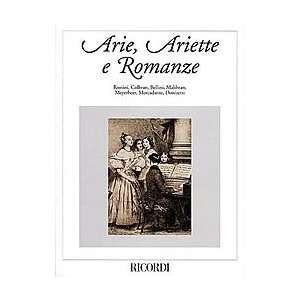  Arie, Ariette e Romanze Collection I for Medium and High 