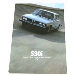  1977 77 BMW 530i BROCHURE 4dr Sedan 