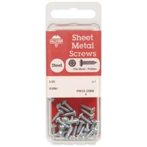   Hillman Zinc Plated Steel Sheet Metal Screws (5505): Home Improvement