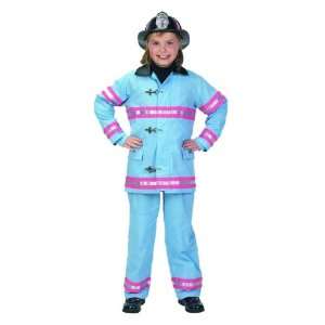 Jr. Fire Fighter Girls Costume With Helmet: Toys & Games