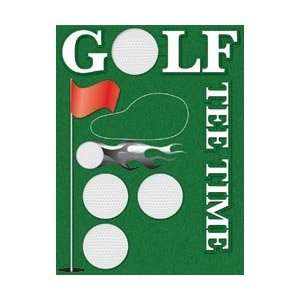   Sports Dimensional Stickers 4.5X6 Sheet   Golf Golf