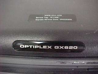 Dell Optiplex GX620 PC Computer P4 HT 2.8Ghz 1GB 80GB DVD RW   NICE 