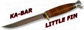 Ka Bar Knives Little Fin Fixed Blade w/ Sheath 1226 NEW  