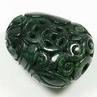 CARVING LUCKY YUYI IMPERIAL GREEN GRADE A JADE CHARM  