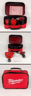 Milwaukee 2401 20 M12 12V Cordless Compact Driver Kit Excellent  