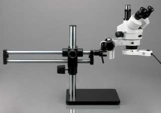 5X 90X STEREO MICROSCOPE ON BALL BEARING BOOM + LIGHT 013964471465 