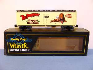 Weaver O Dr. Pepper 1998 Holiday Reefer Car 1298 NEW  